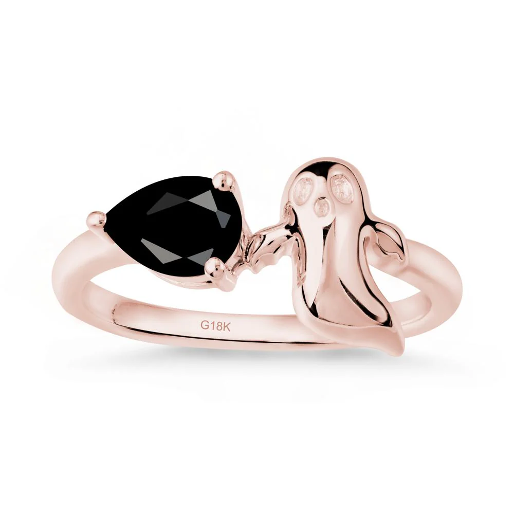 Gothic Ghost Black Spinel Ring - Image 5