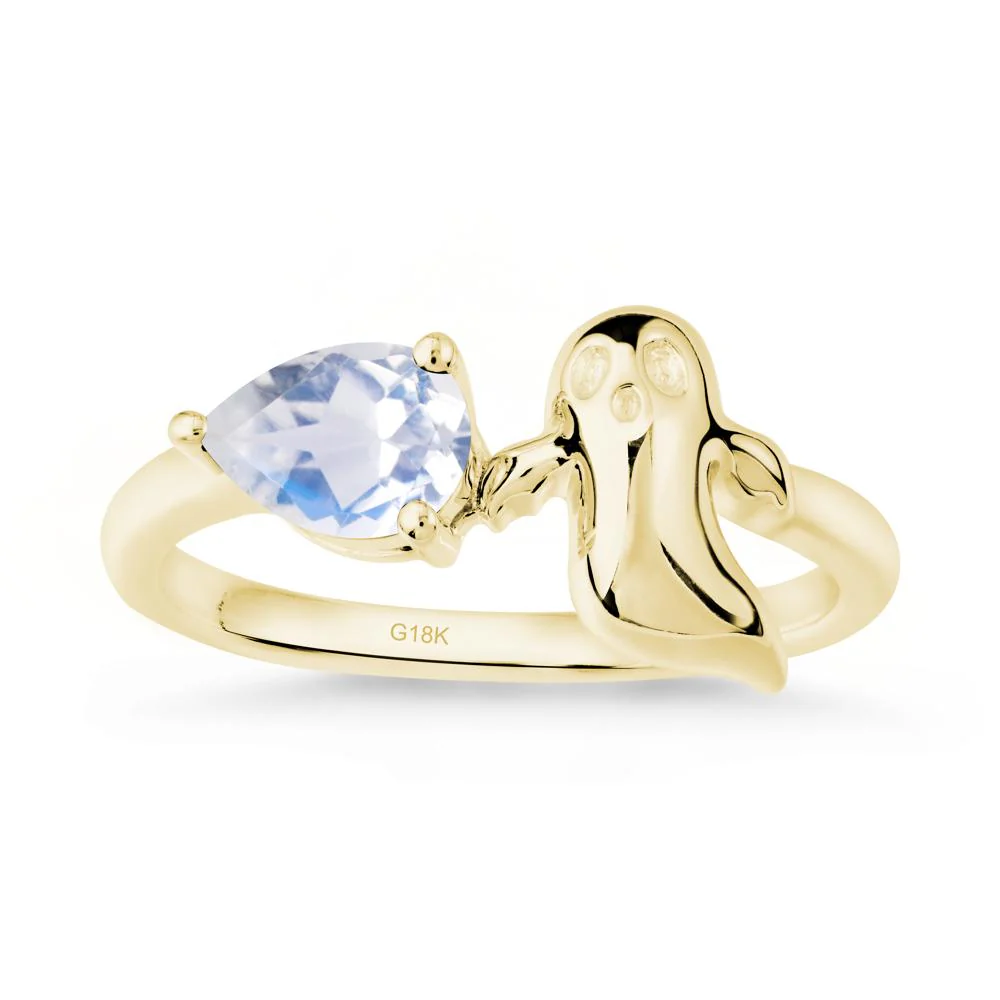 Gothic Ghost Moonstone Ring - Image 7