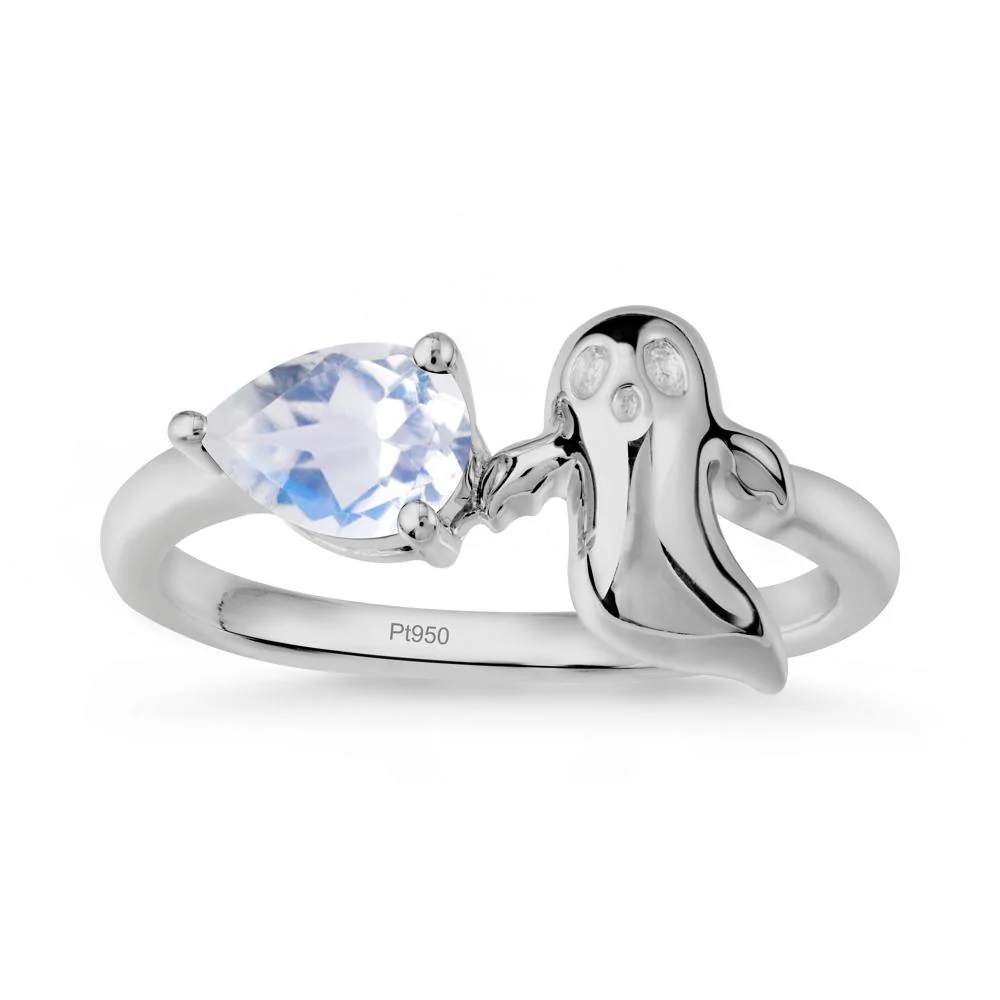 Gothic Ghost Moonstone Ring - Image 9