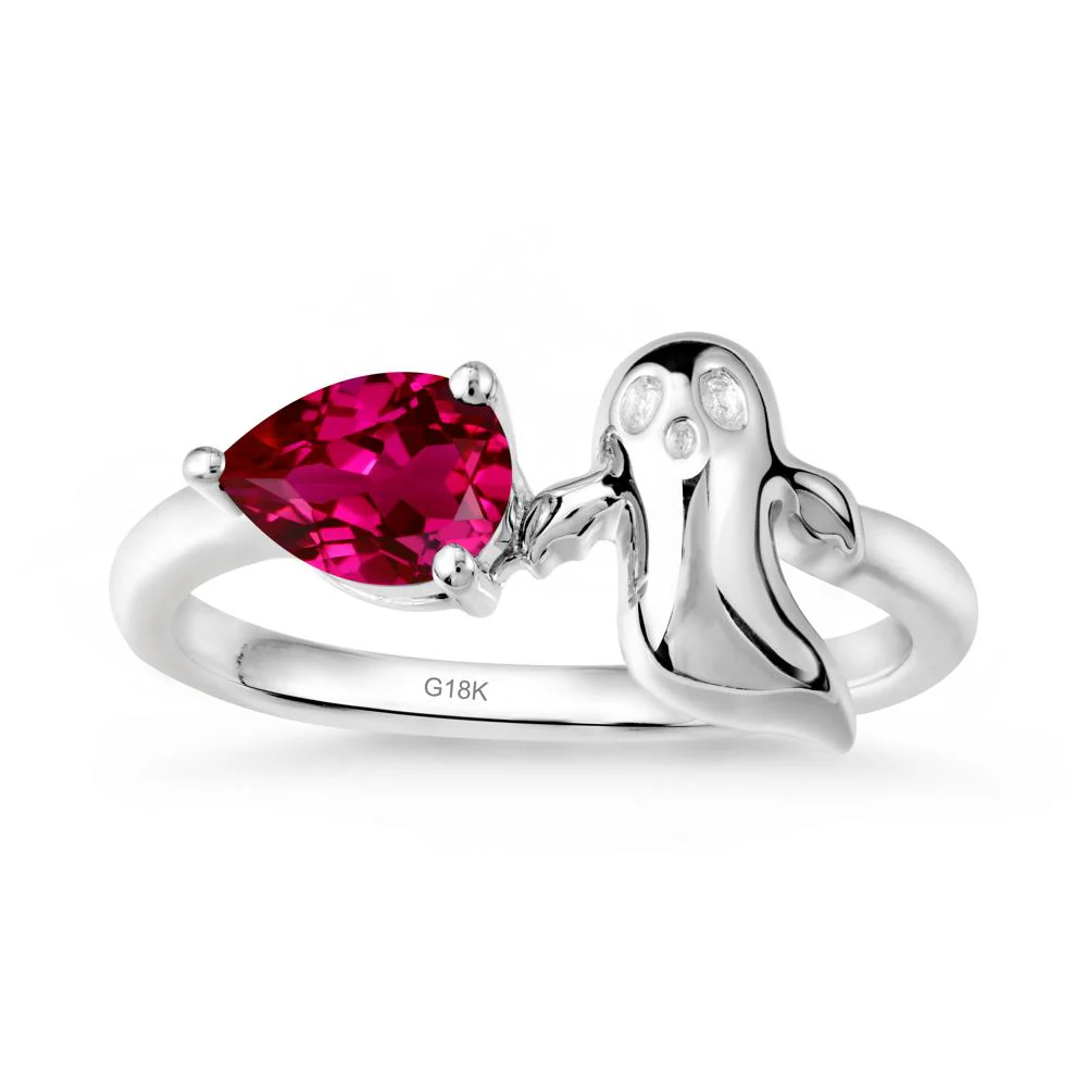 Gothic Ghost Ruby Ring - Image 6