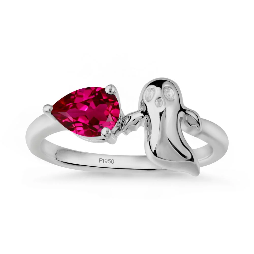 Gothic Ghost Ruby Ring - Image 9