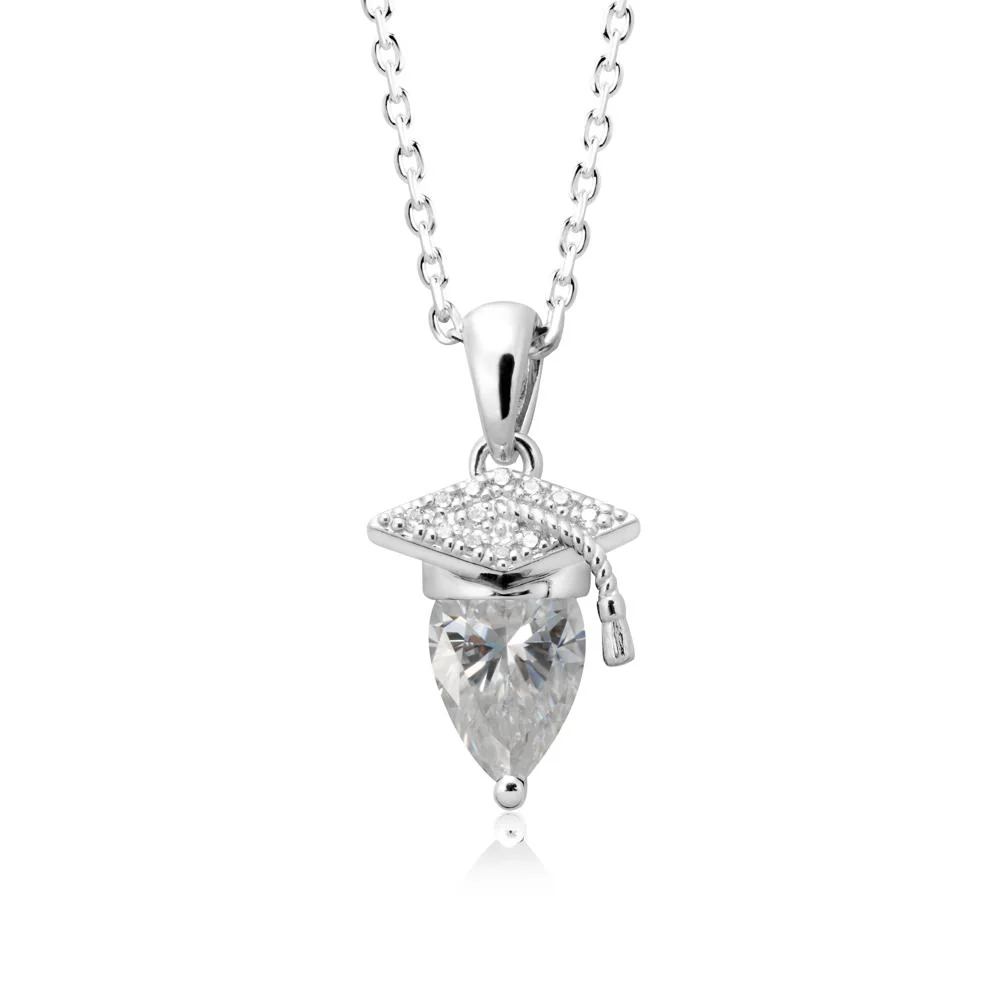 Graduation Gift Moissanite Necklace - Image 5