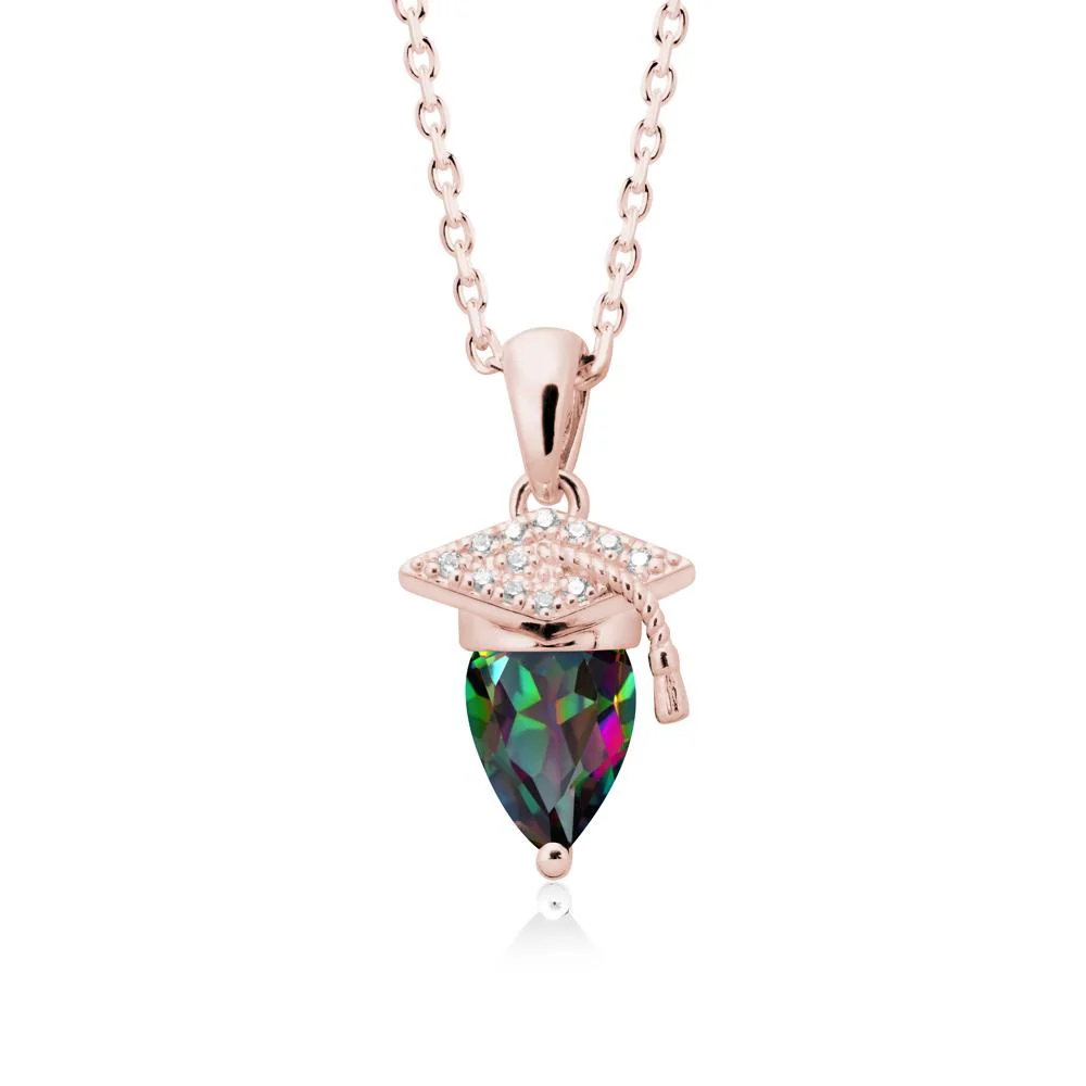 Graduation Gift Mystic Topaz Necklace - Image 4
