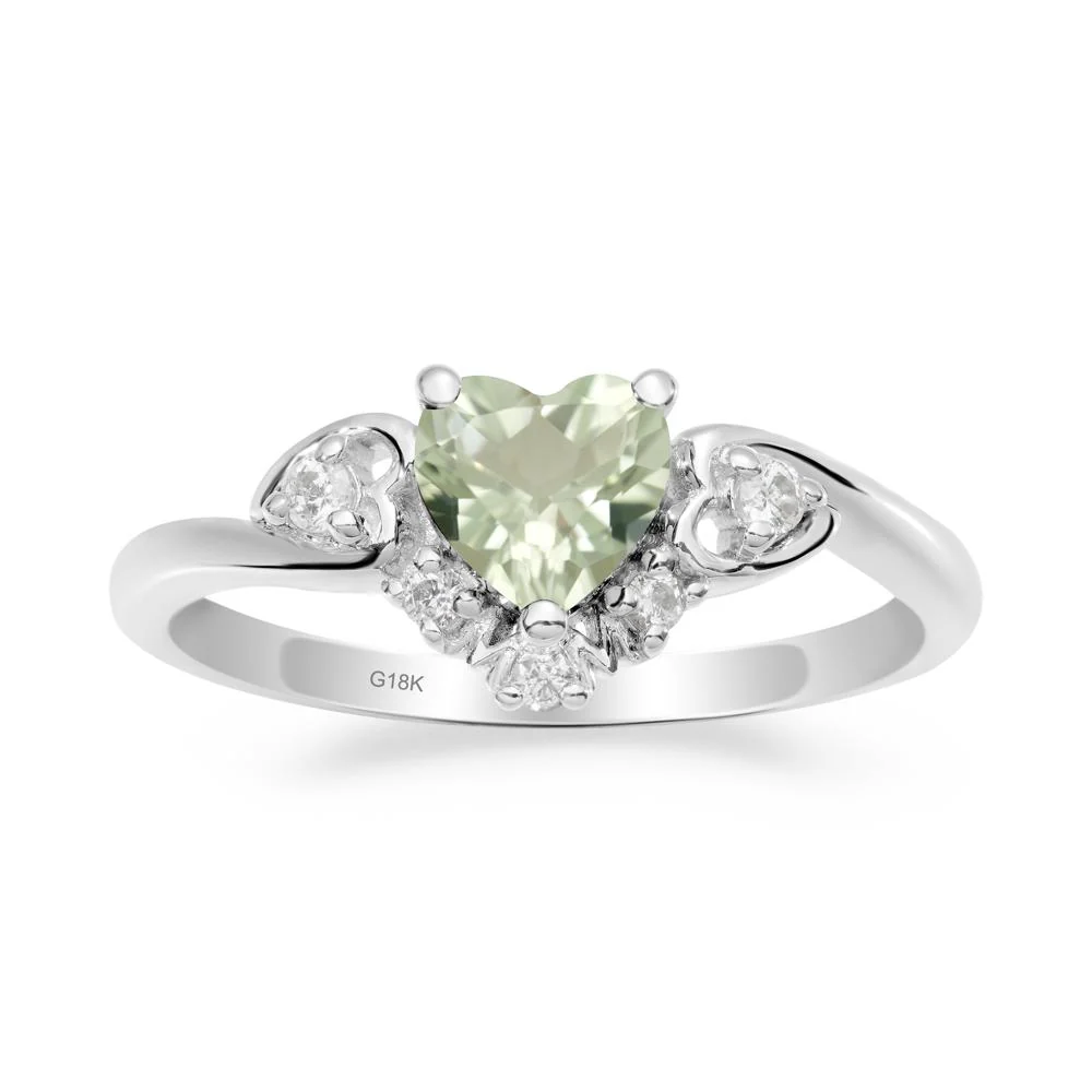 Green Amethyst Mother's Ring - Image 2