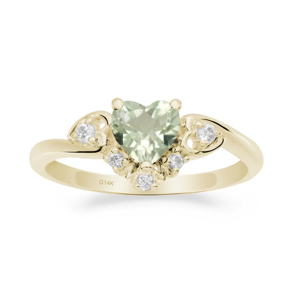 Green Amethyst Mother's Ring - Image 4