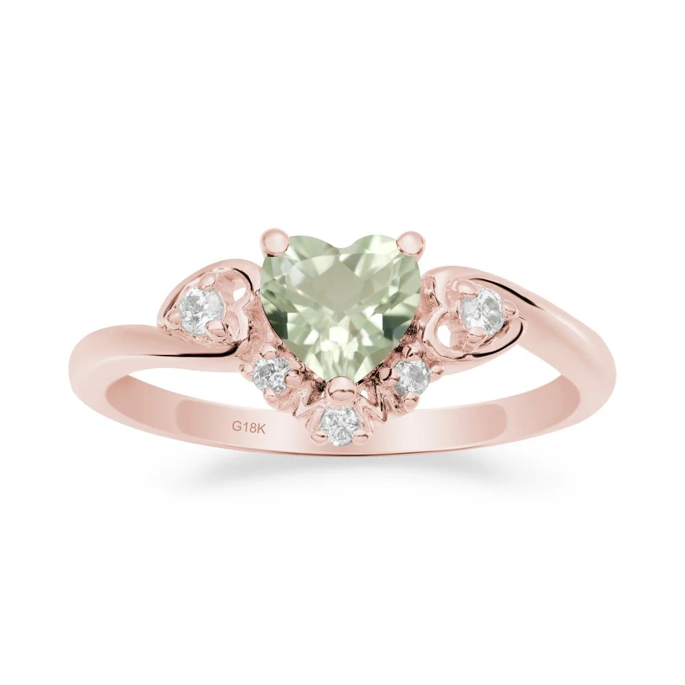 Green Amethyst Mother's Ring - Image 5