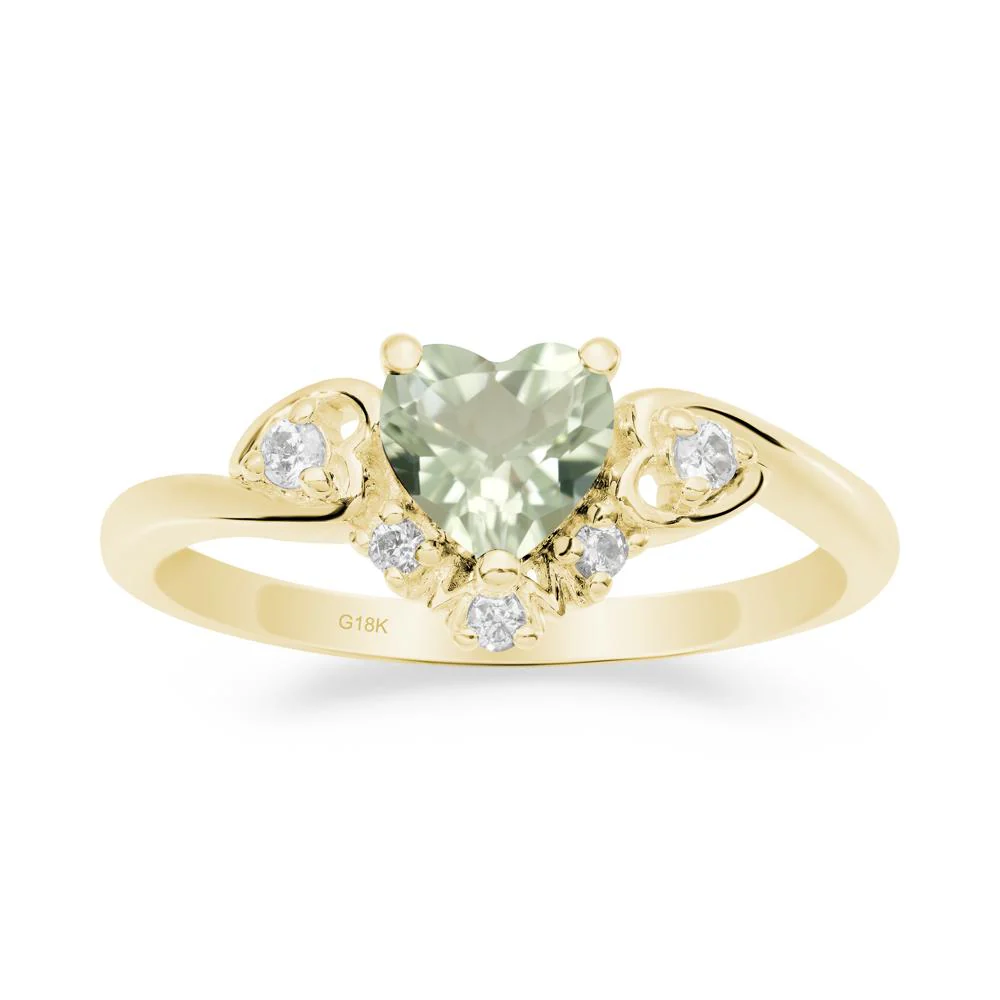 Green Amethyst Mother's Ring - Image 6