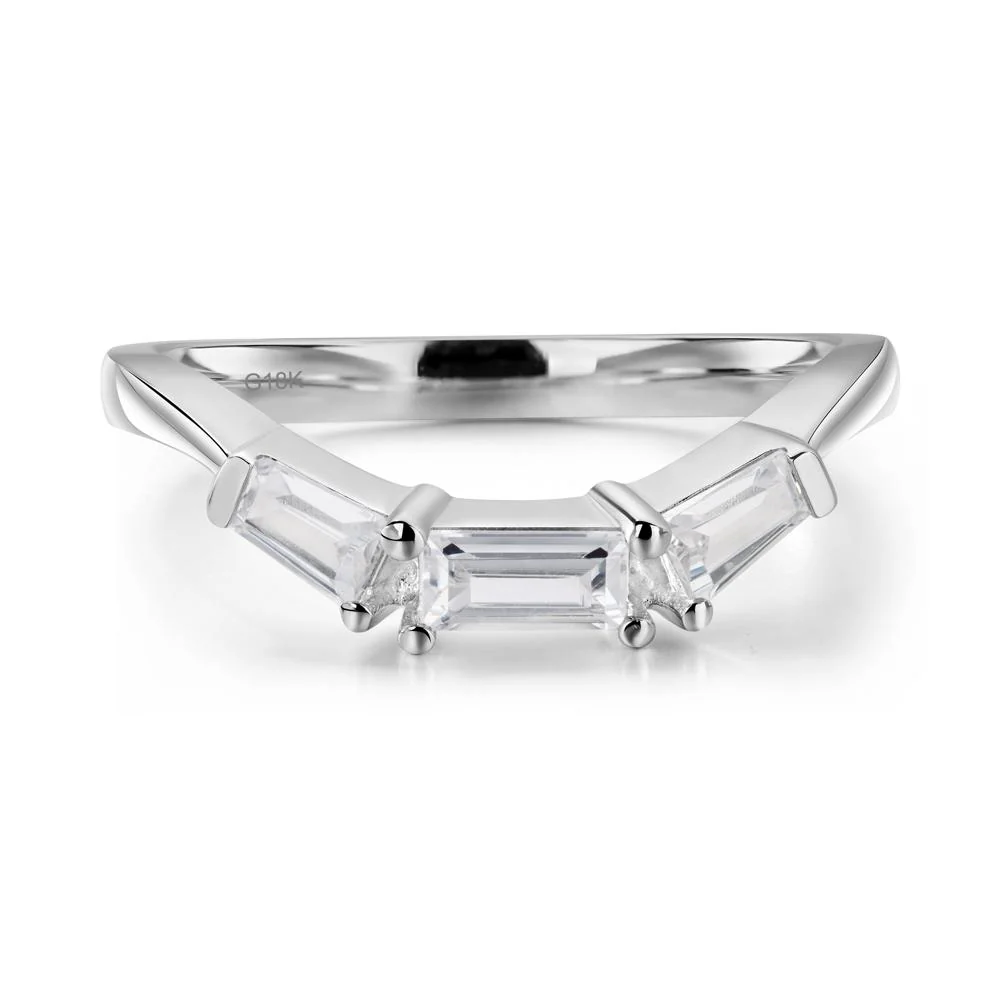 Green Amethyst Emerald Cut Baguette Ring - Image 20
