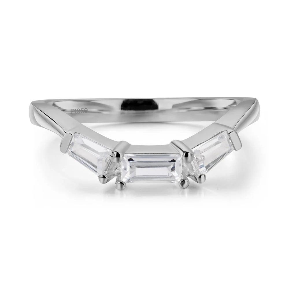 Green Amethyst Emerald Cut Baguette Ring - Image 26