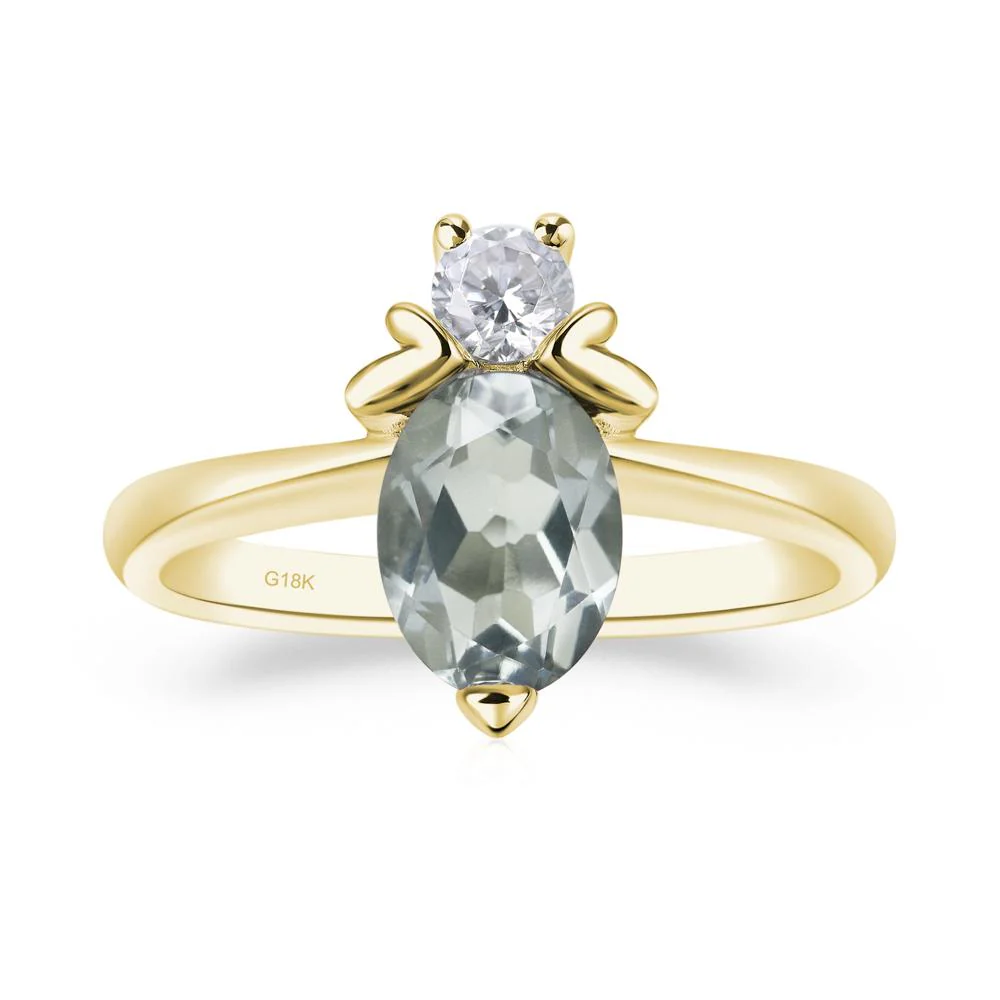 Green Amethyst Bee Ring - Image 8