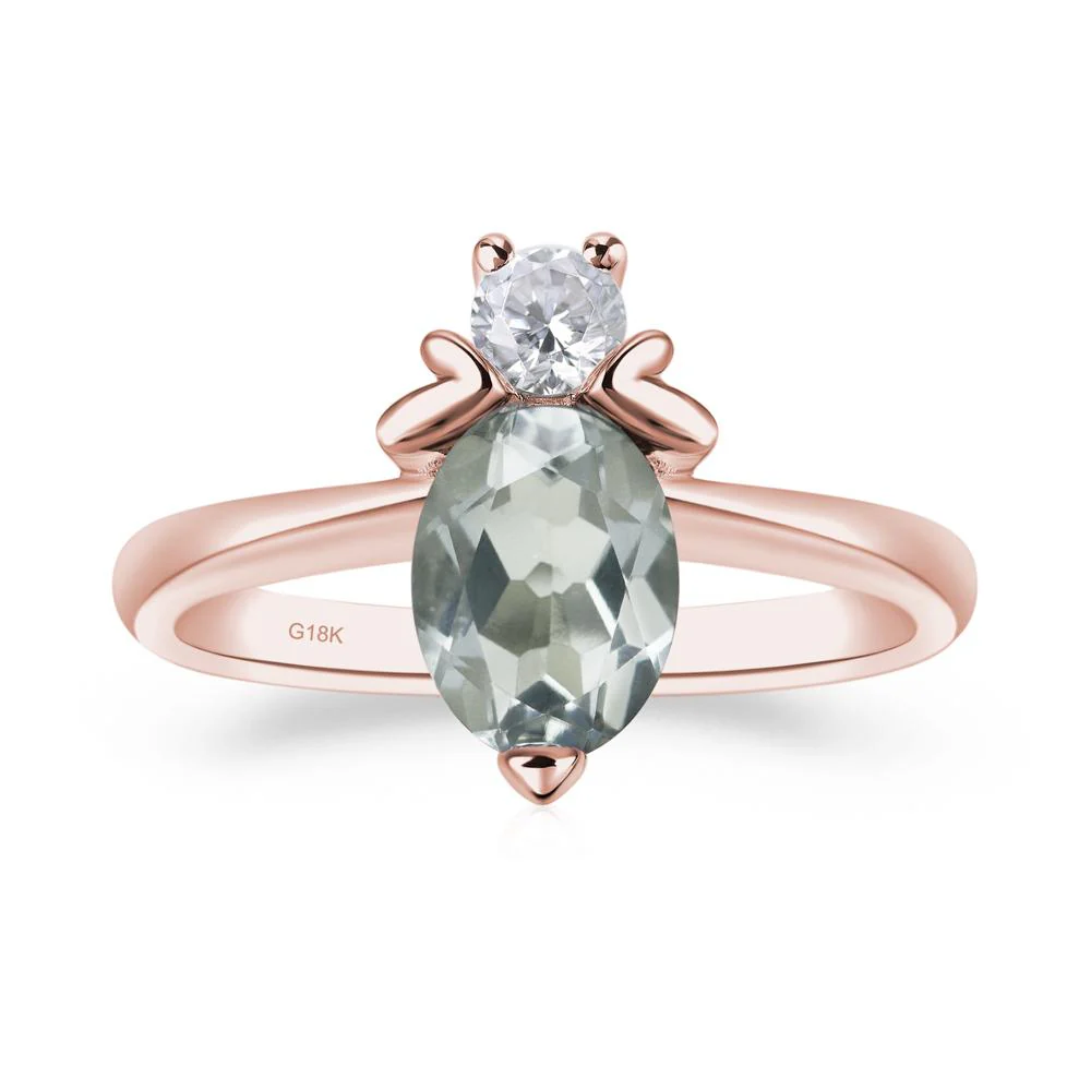 Green Amethyst Bee Ring - Image 9