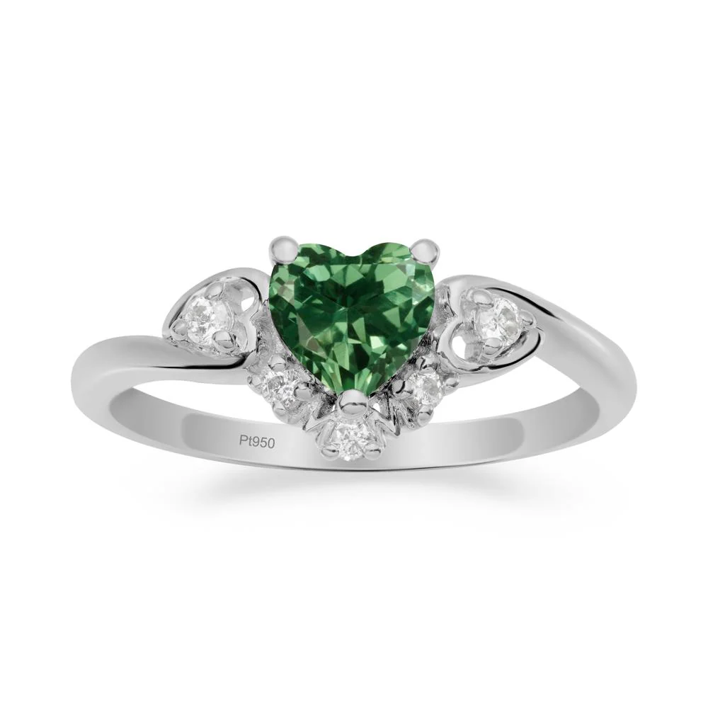Green Sapphire Mother's Ring - Image 5