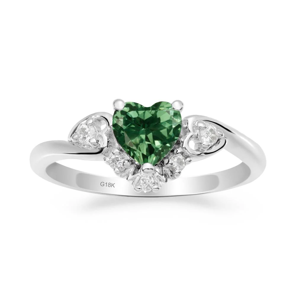 Green Sapphire Mother's Ring - Image 8