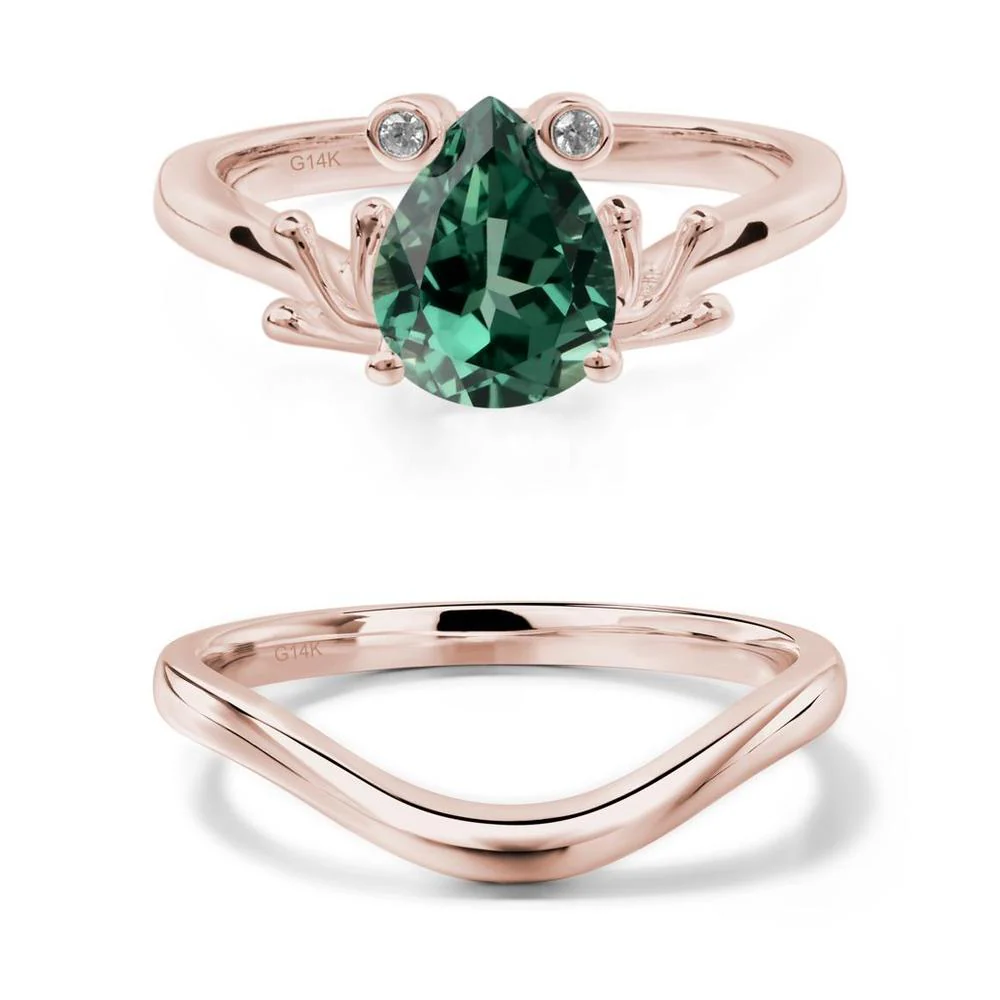 Green Sapphire Frog Ring - Image 11