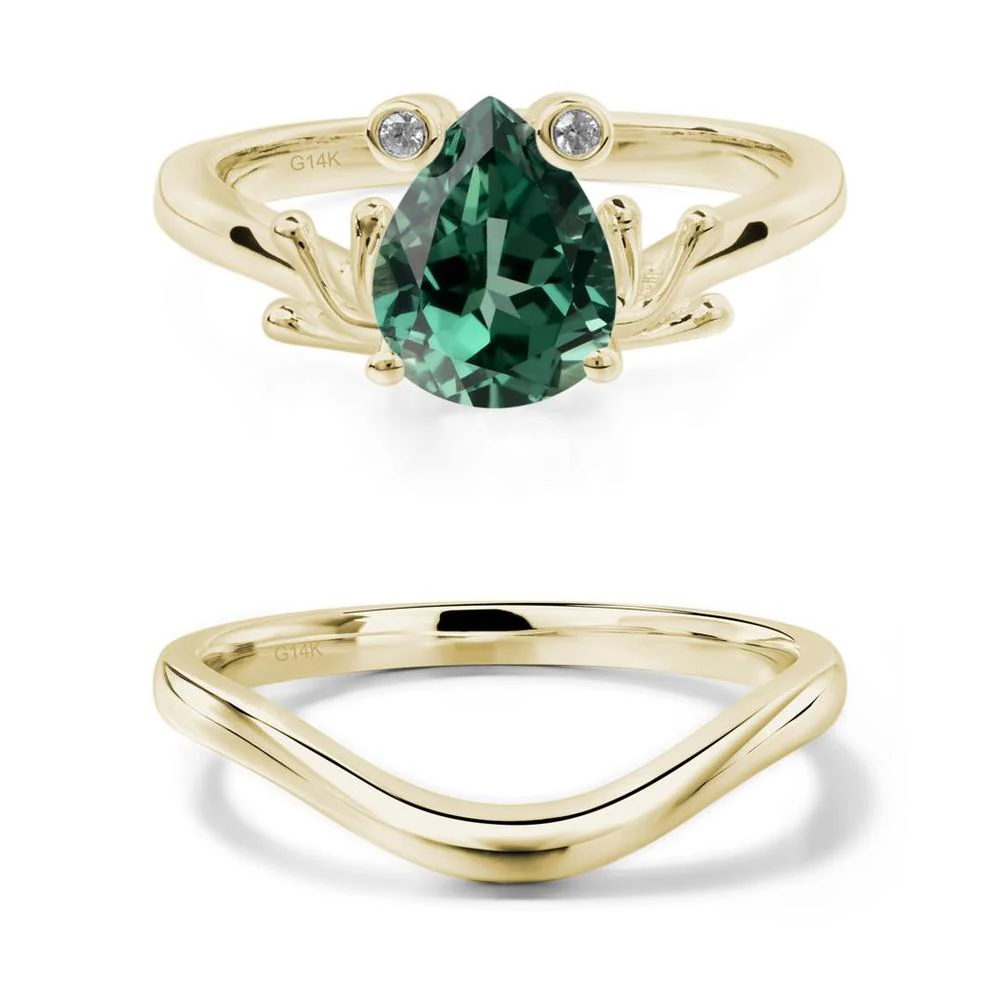Green Sapphire Frog Ring - Image 15