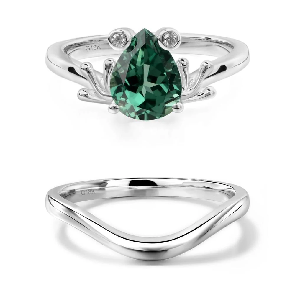 Green Sapphire Frog Ring - Image 19