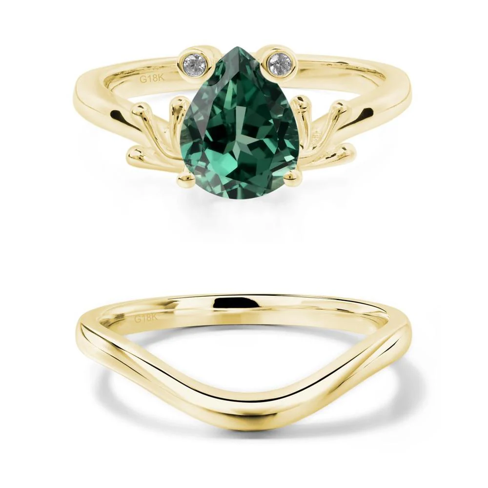 Green Sapphire Frog Ring - Image 21