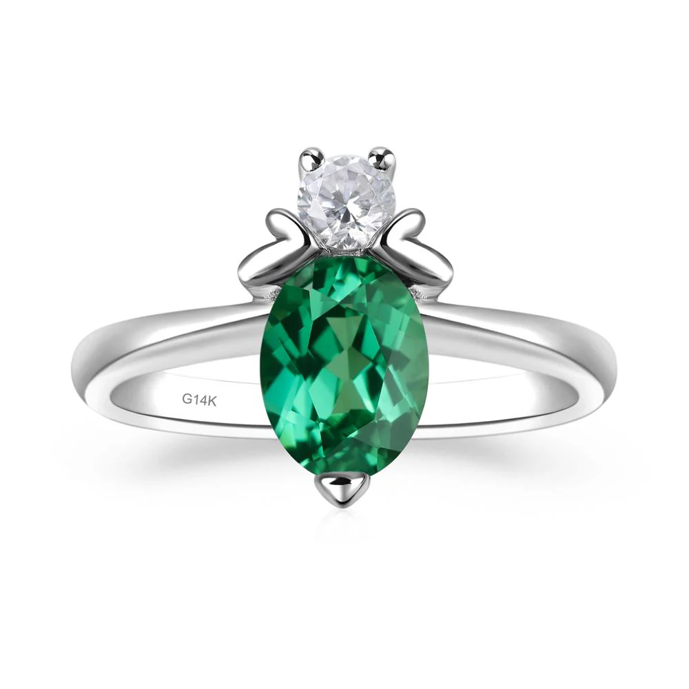 Green Sapphire Bumble Bee Ring - Image 4