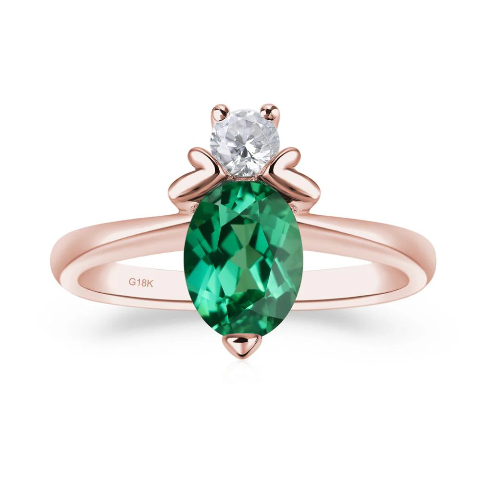 Green Sapphire Bumble Bee Ring - Image 9