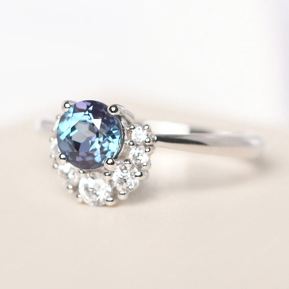 Cluster Alexandrite Ring - Image 2