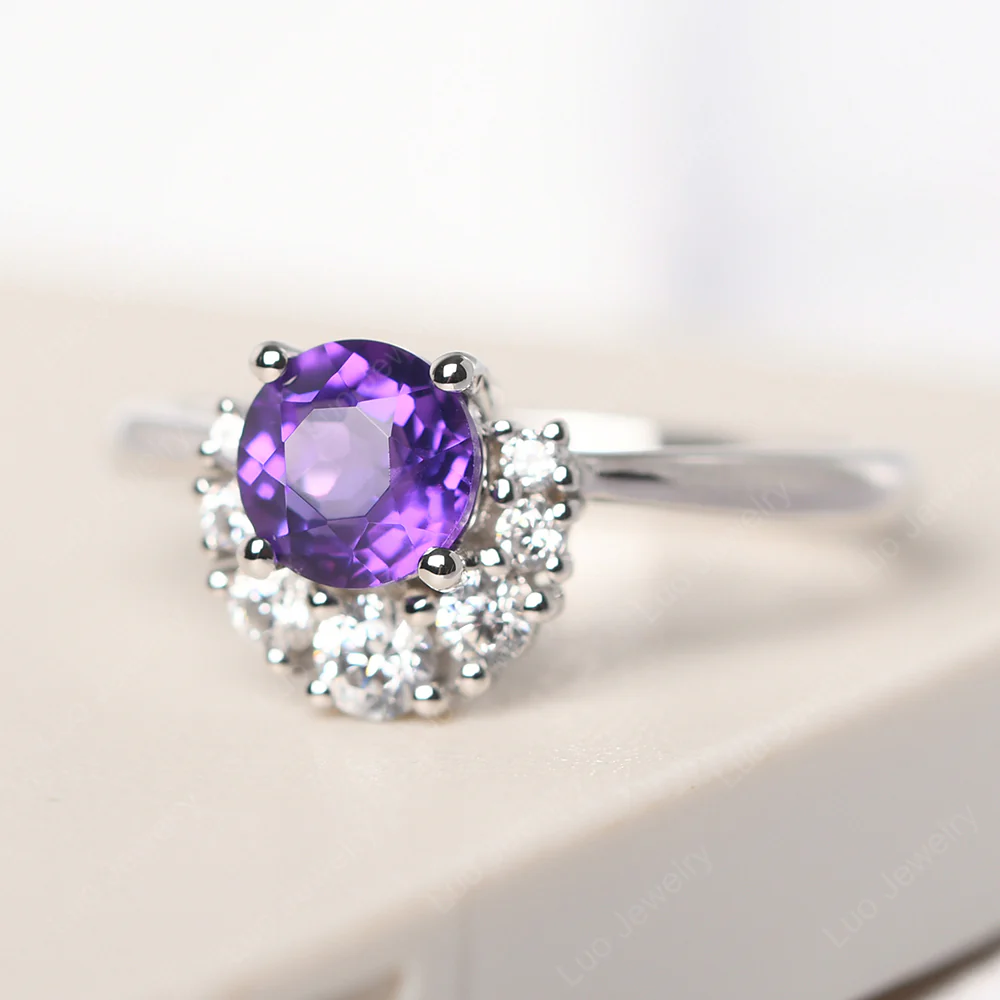 Cluster Amethyst Ring - Image 2