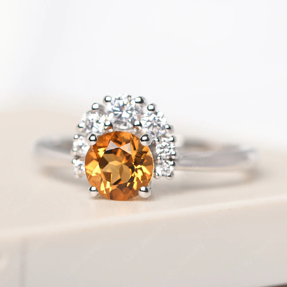 Cluster Citrine Ring - Image 2
