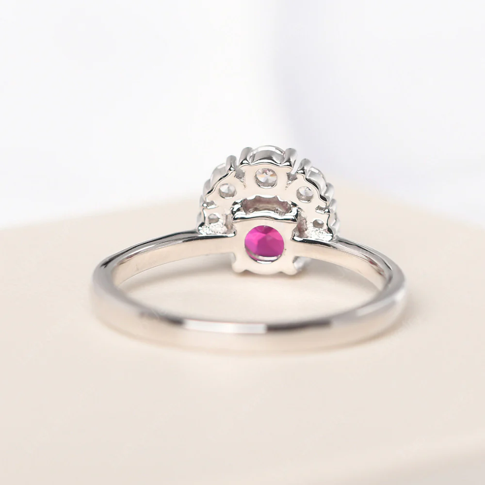 Cluster Ruby Ring - Image 3