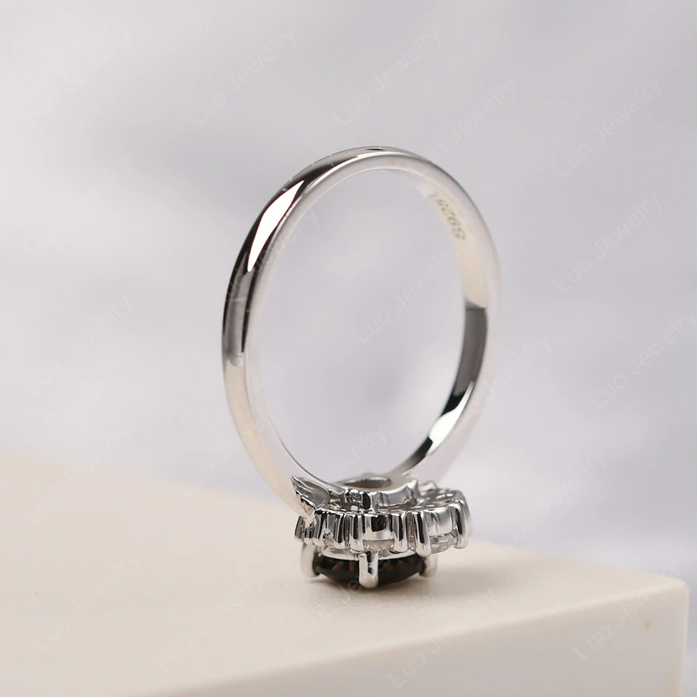 Cluster Smoky Quartz Ring - Image 4