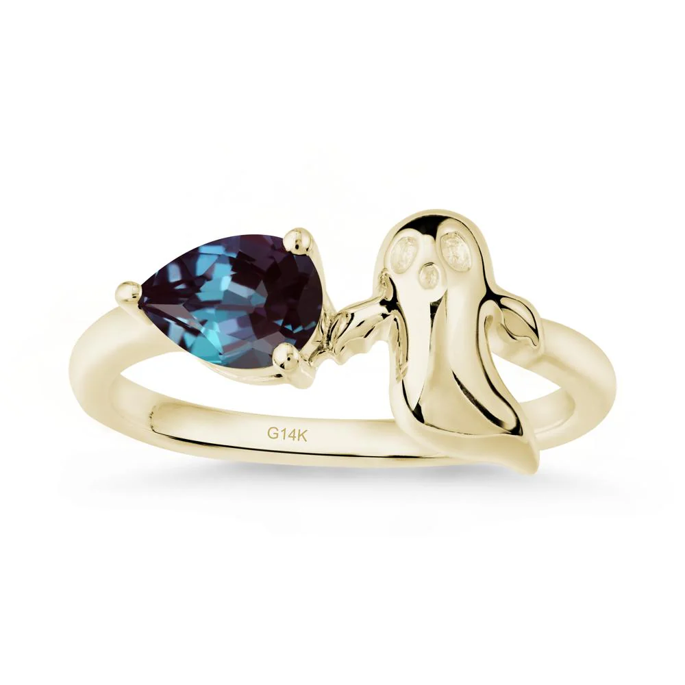 Halloween Ghost Alexandrite Ring - Image 3