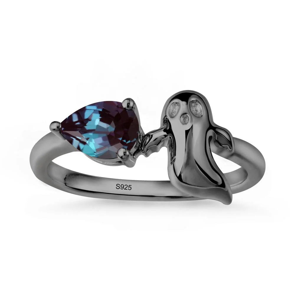 Halloween Ghost Alexandrite Ring - Image 7
