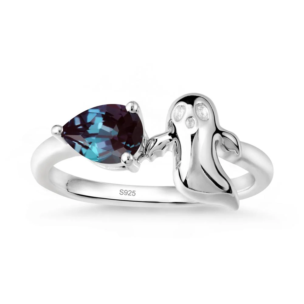 Halloween Ghost Alexandrite Ring - Image 9