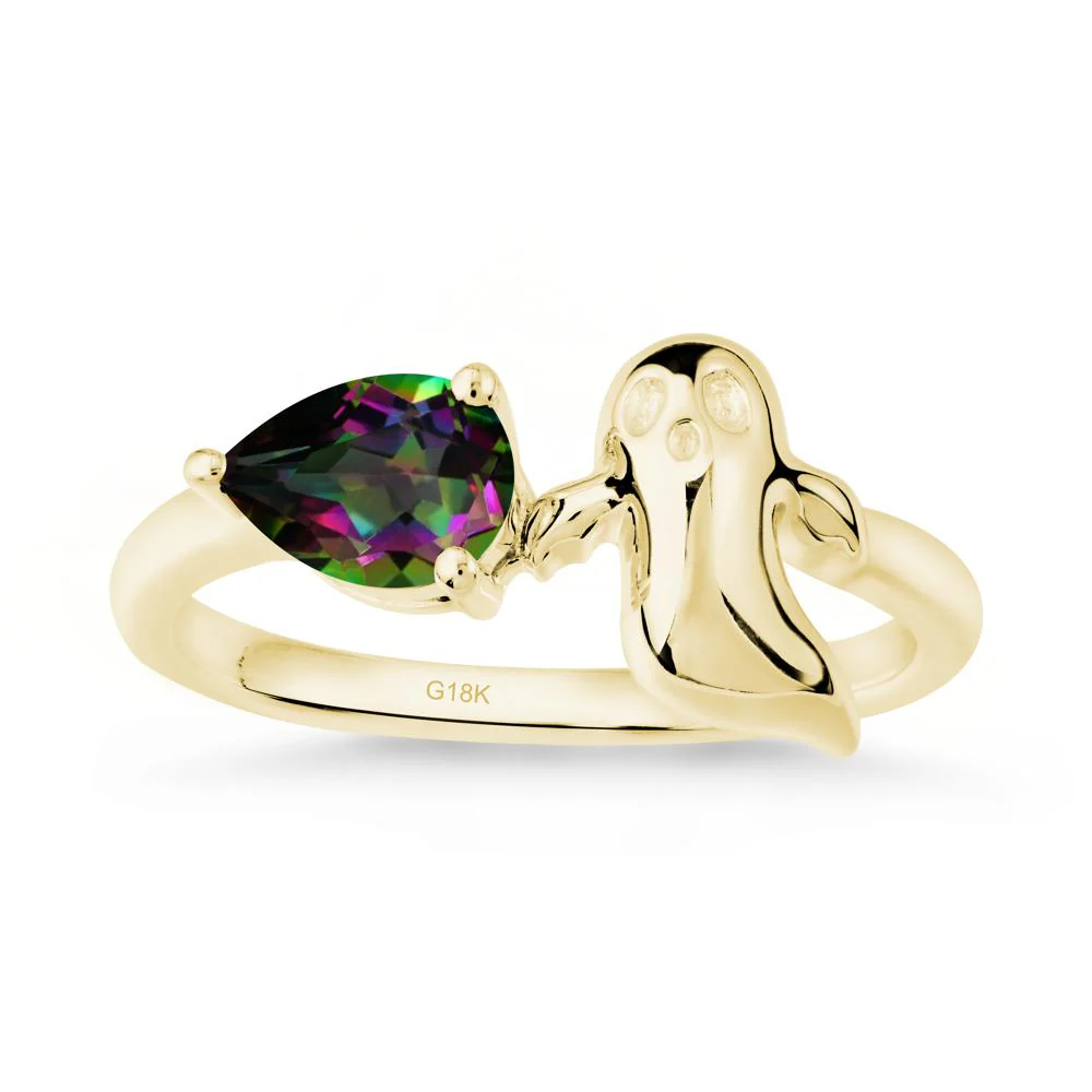 Halloween Ghost Mystic Topaz Ring - Image 7