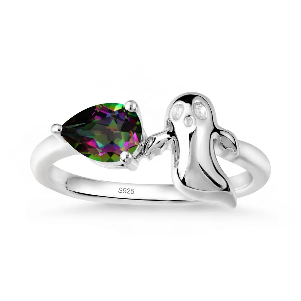 Halloween Ghost Mystic Topaz Ring - Image 9