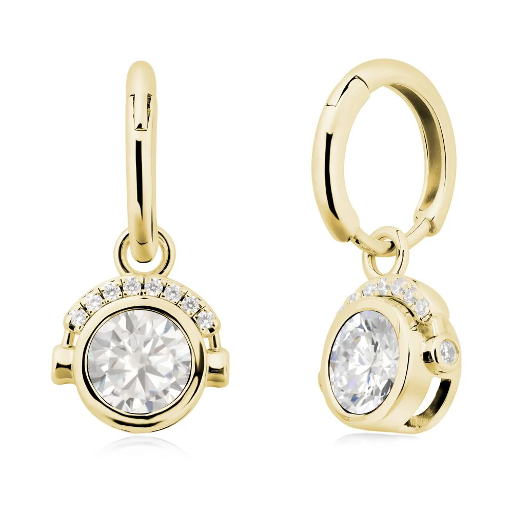 Headphones-Inspired Playful Cubic Zirconia Earrings - Image 6