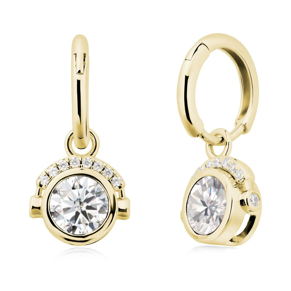 Headphones-Inspired Playful Moissanite Earrings - Image 7