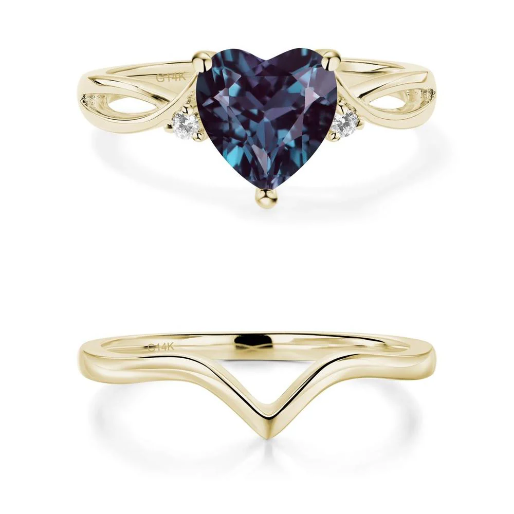 Heart Shaped Alexandrite Ring - Image 15