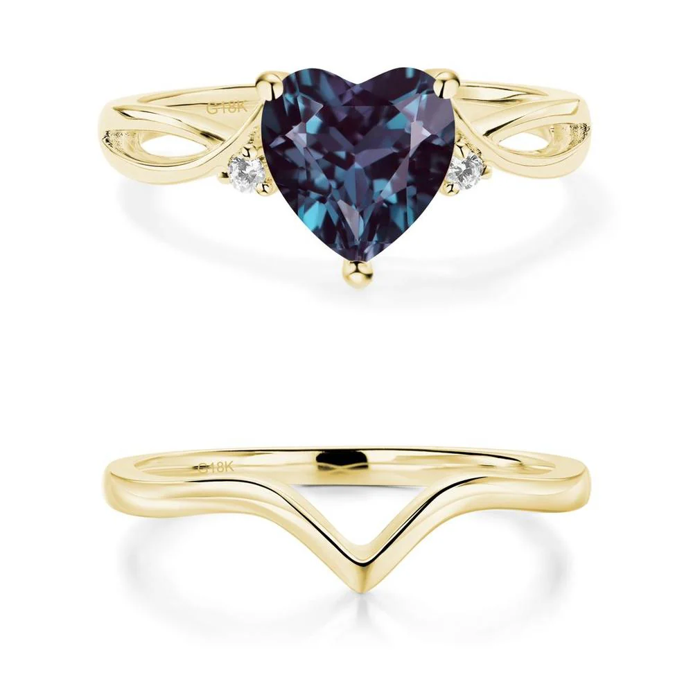 Heart Shaped Alexandrite Ring - Image 21