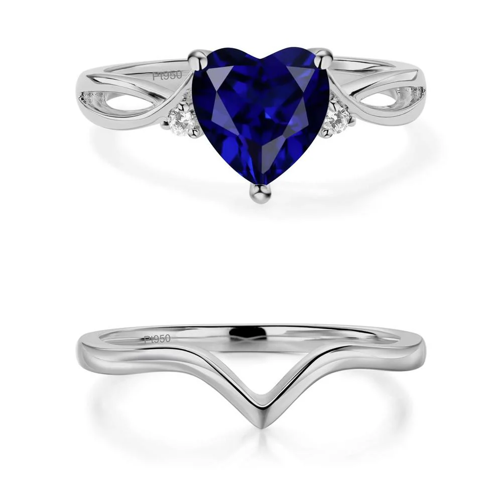 Heart Shaped Sapphire Ring - Image 25