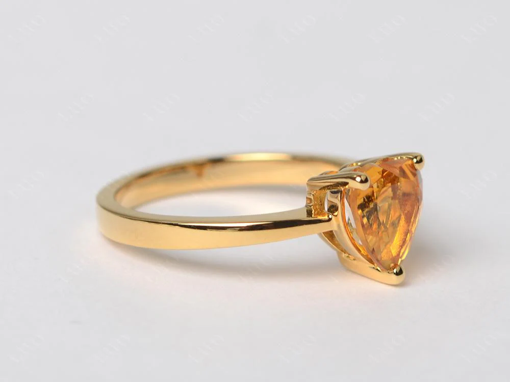 Heart Cut Citrine Ring - Image 30