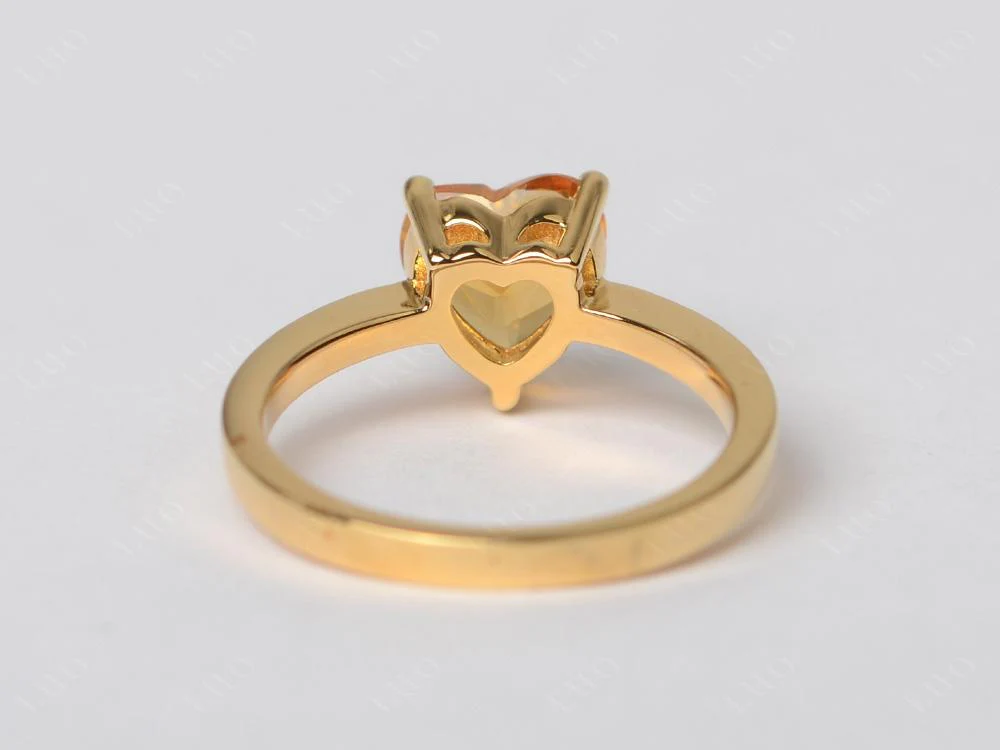 Heart Cut Citrine Ring - Image 31