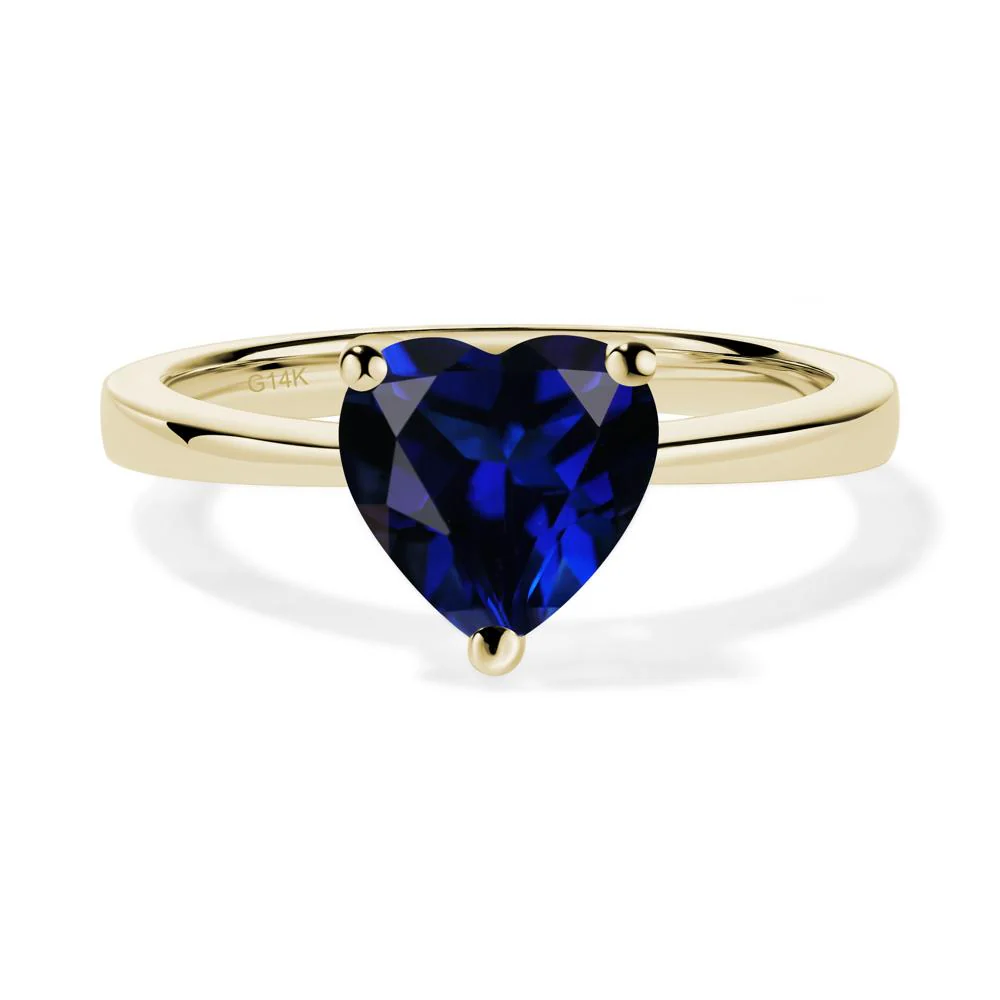 Heart Cut Sapphire Ring - Image 2