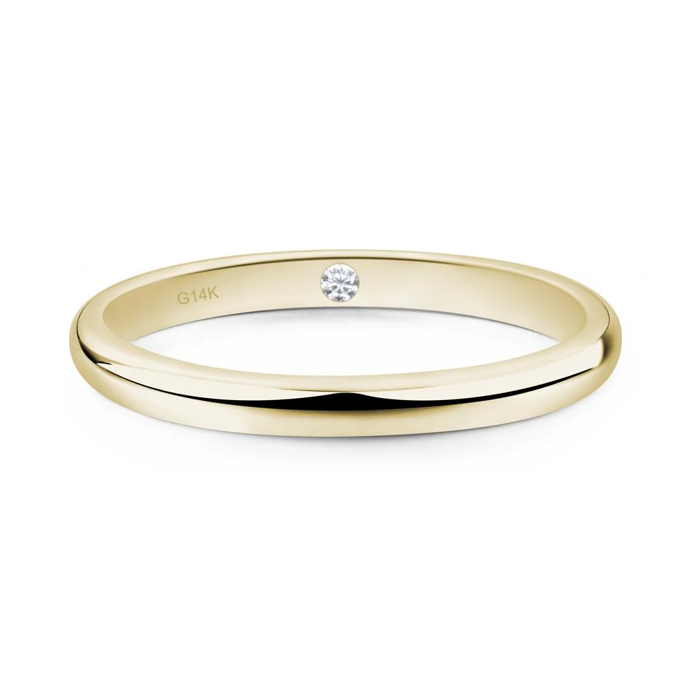 Hidden Moissanite Ring