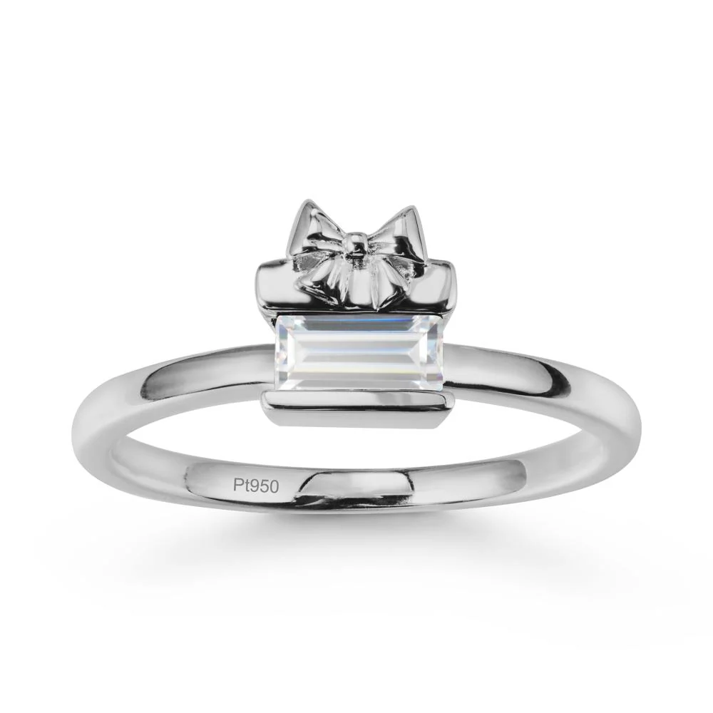 Horizontal Baguette Cubic Zirconia Ring - Image 8