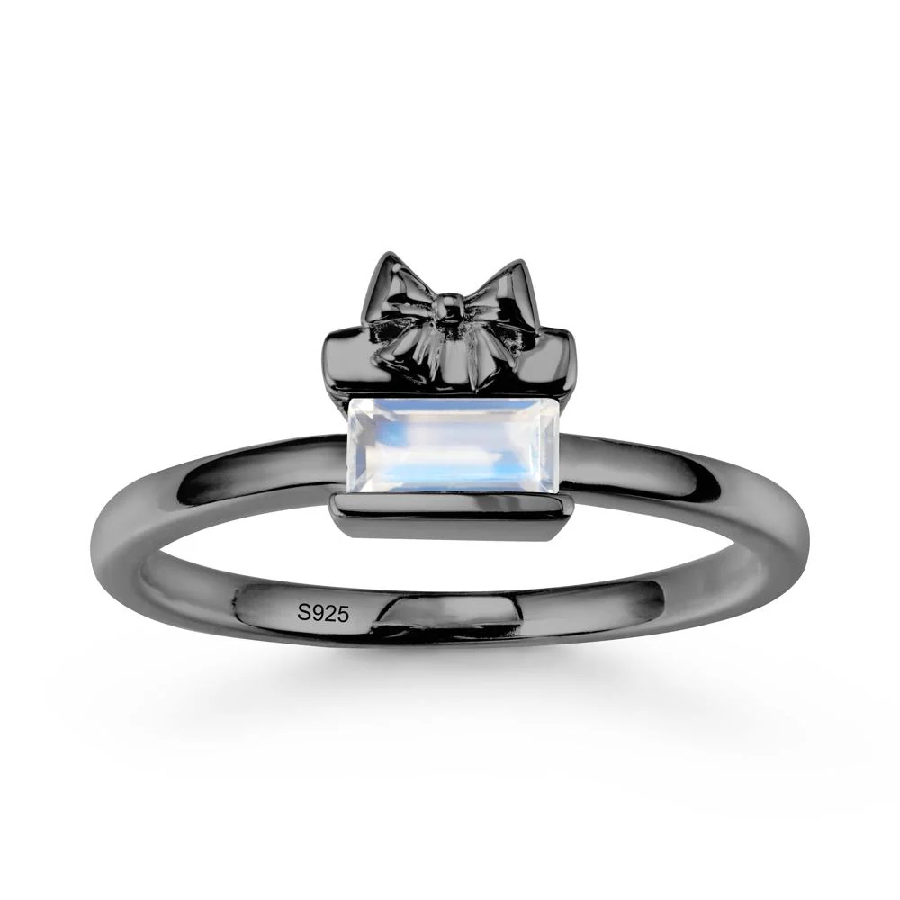 Horizontal Baguette Moonstone Ring - Image 8
