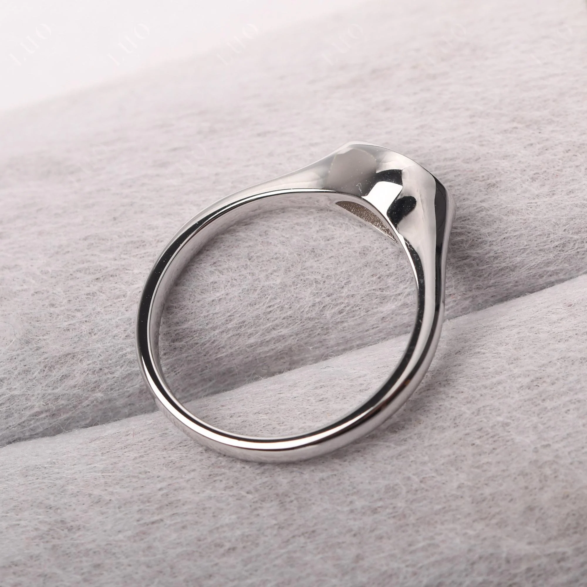 Morganite Bezel Pear Ring - Image 12