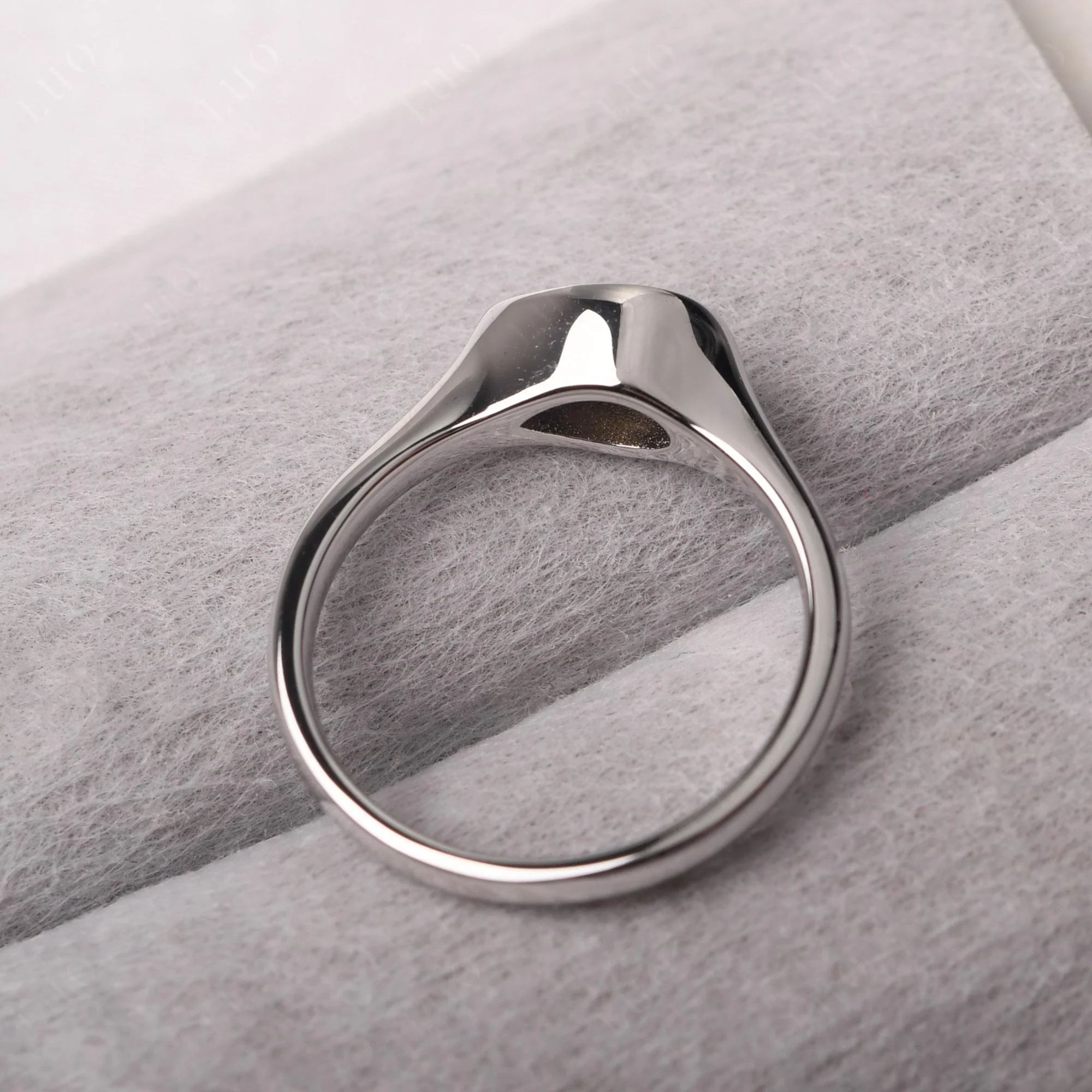 Smoky Quartz Bezel Pear Ring - Image 12