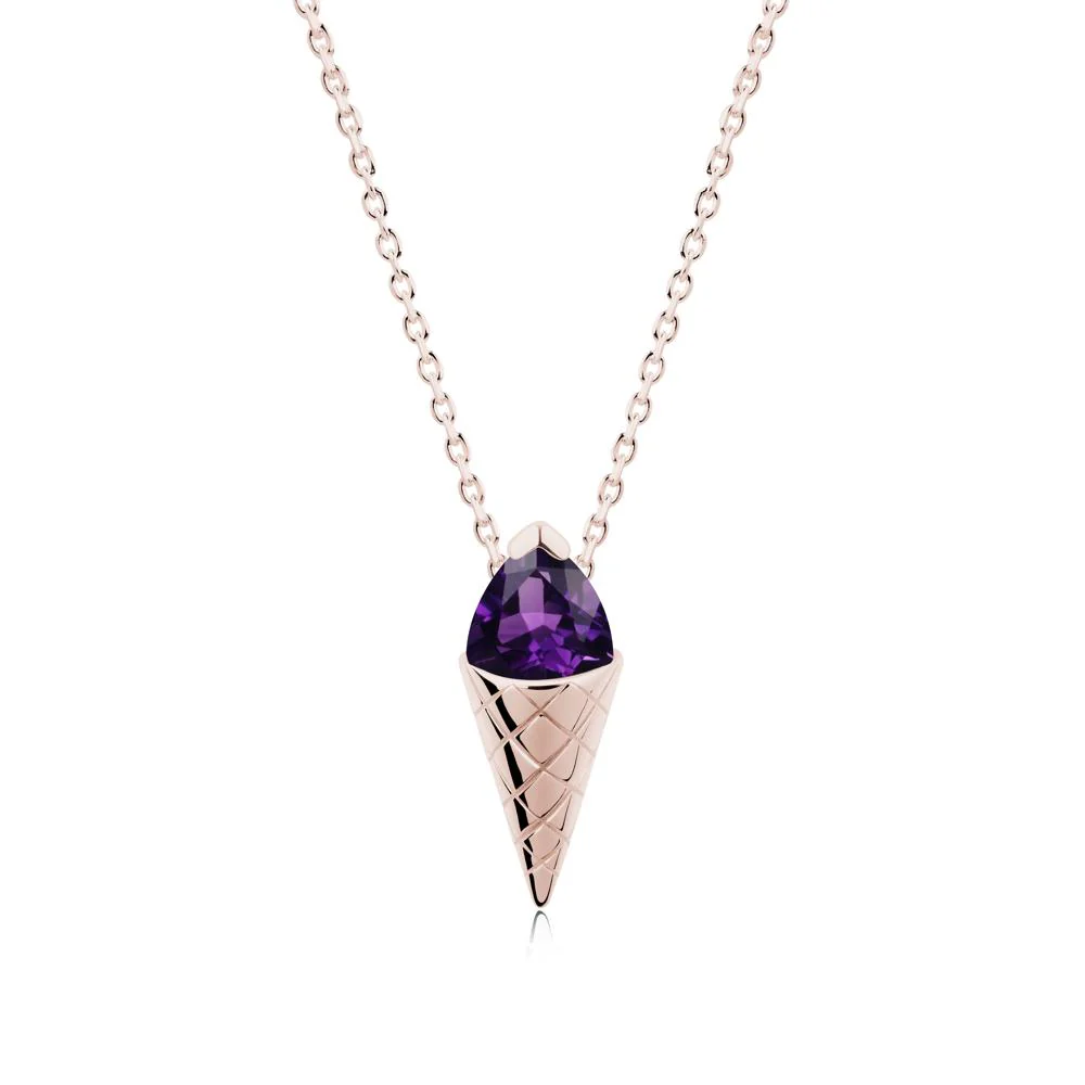 Ice Cream Inspired Amethyst Pendant - Image 4