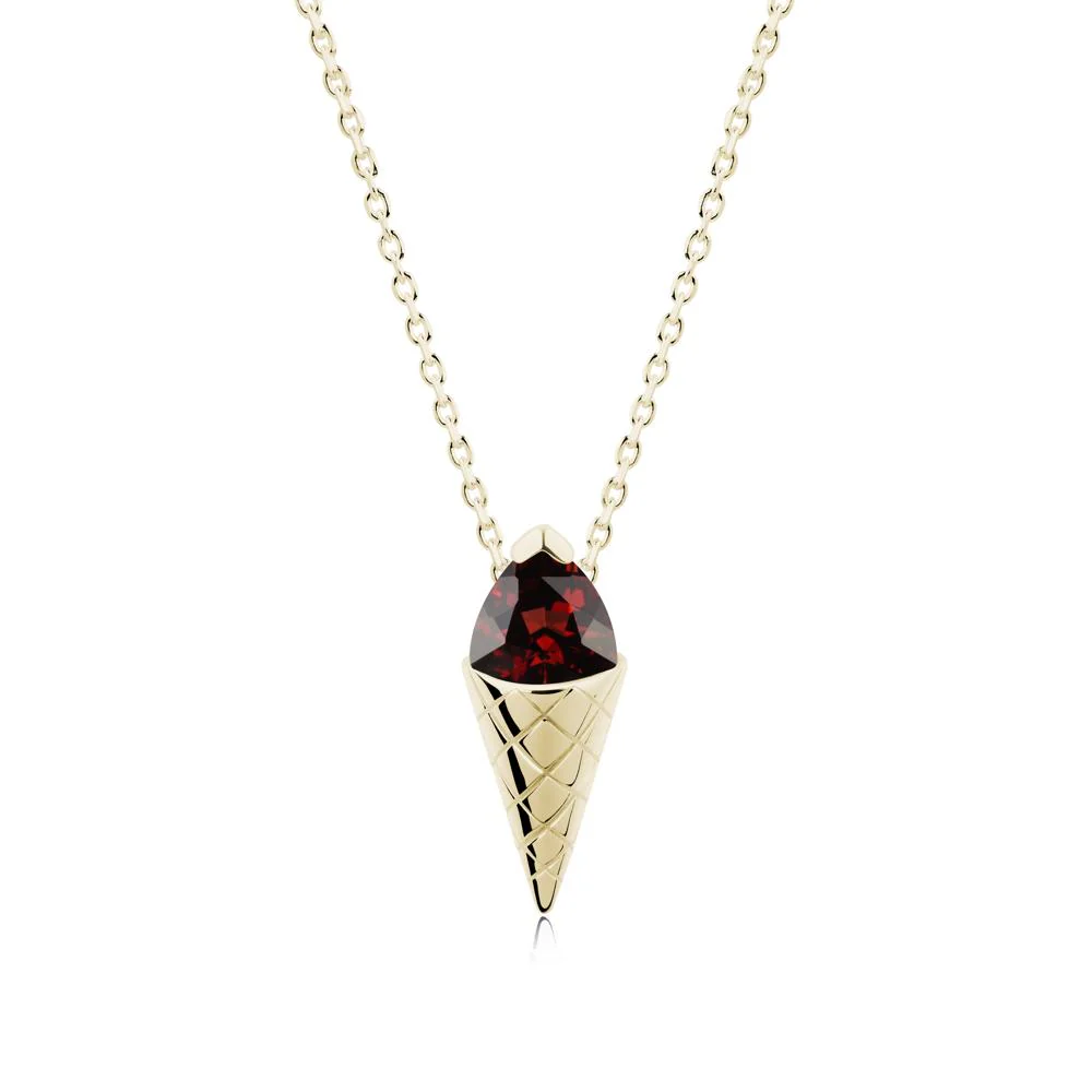 Ice Cream Inspired Garnet Pendant - Image 6