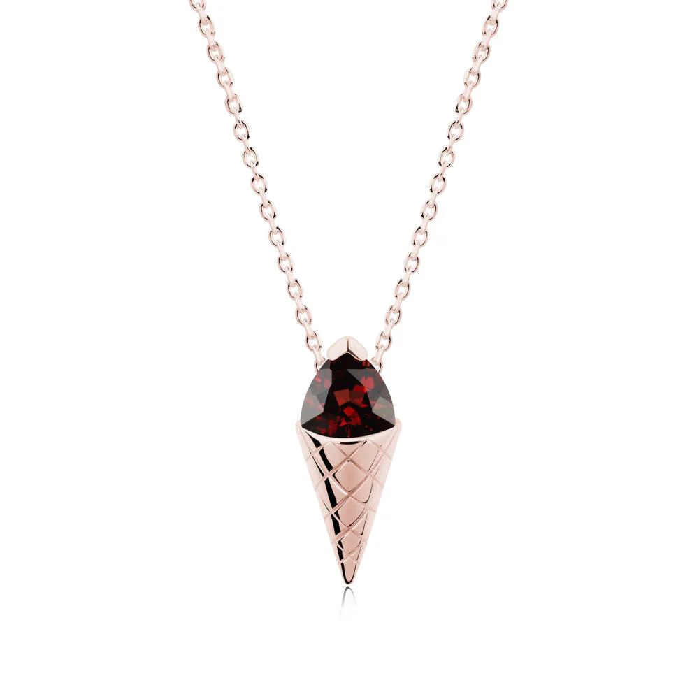 Ice Cream Inspired Garnet Pendant - Image 8
