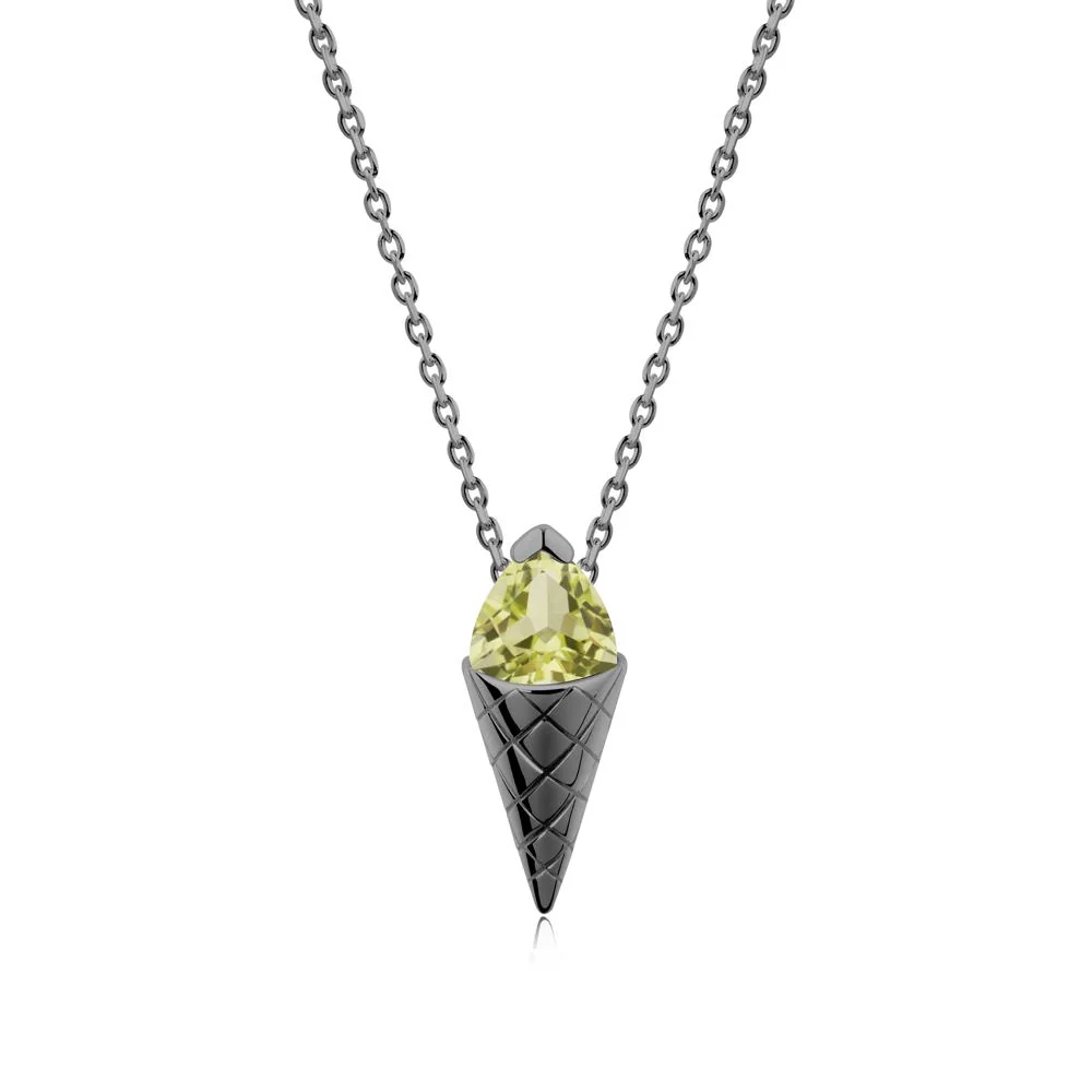 Ice Cream Inspired Lemon Quartz Pendant - Image 3